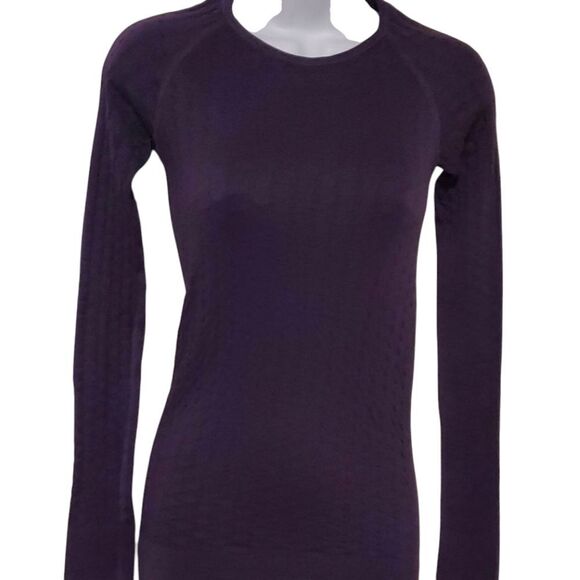 ATHLETA Epitomize Long Sleeve Athletic Top Purple size XS - Picture 3 of 4